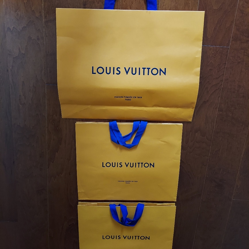 Authentic Louis Vuitton Shopping Bags (3)